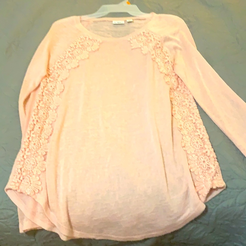 Light pink long sleeve tee